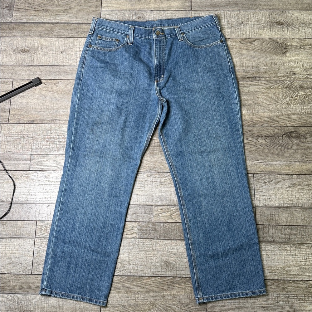 Carhartt Blue Relaxed Fit Jeans